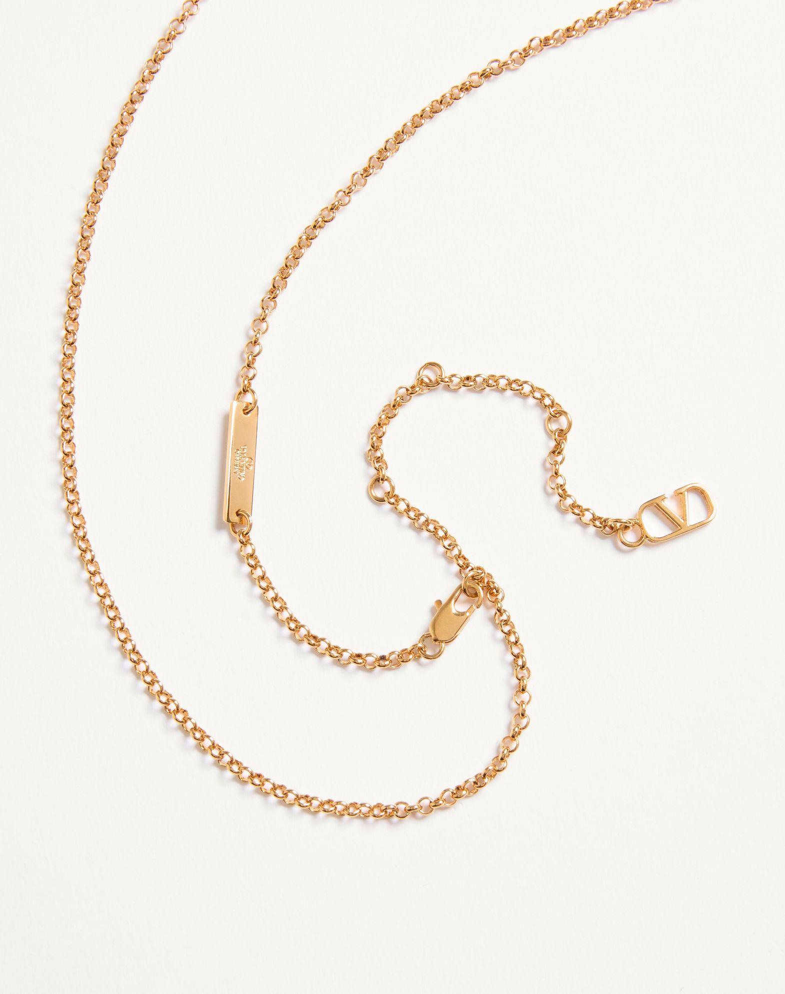 Vlogo Signature Metal Necklace Product Image