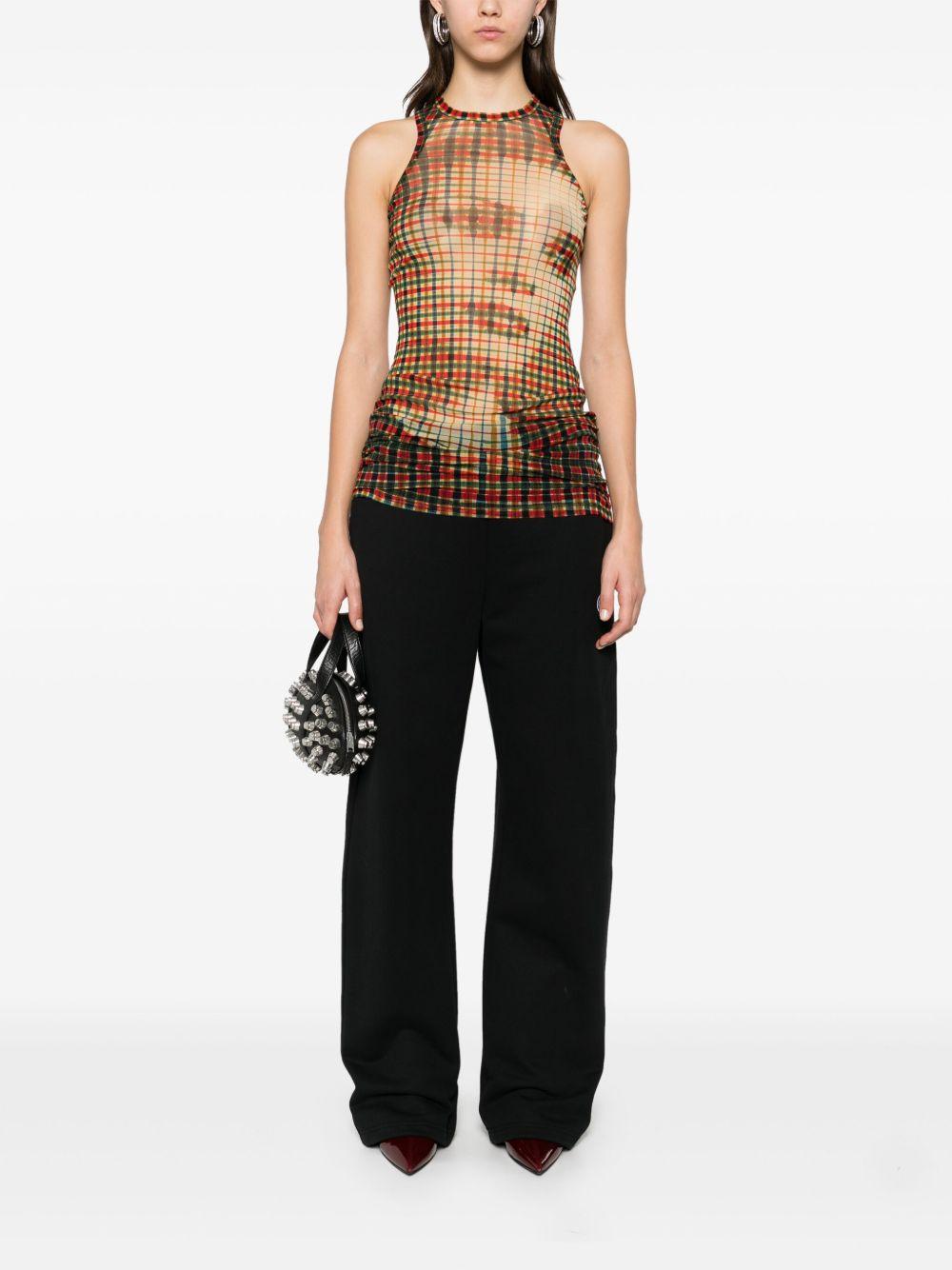 JEAN PAUL GAULTIER Graphic Print Dress In Brown Product Image