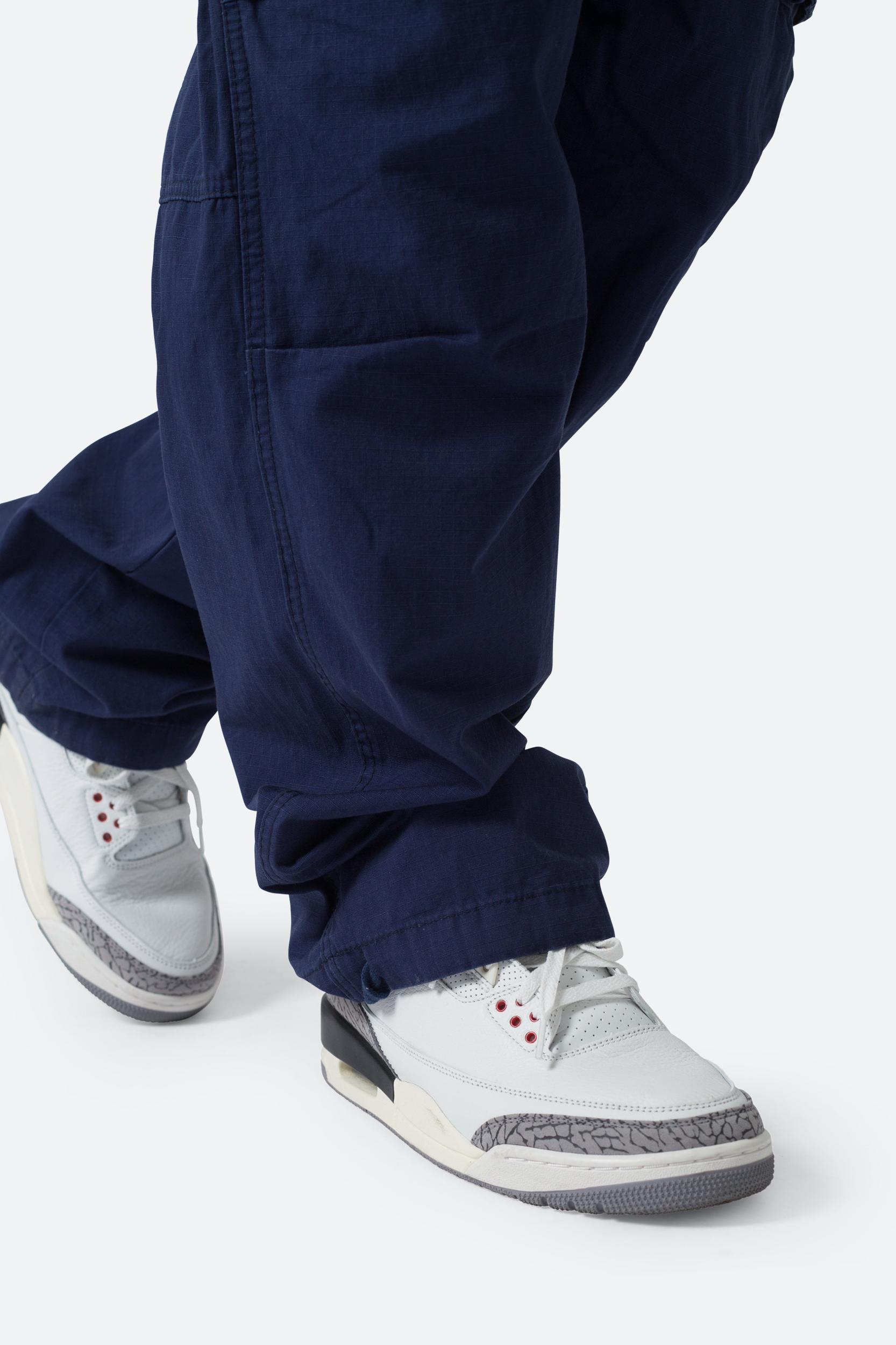 Ultra Baggy Vintage Cargo Pants - Navy Product Image
