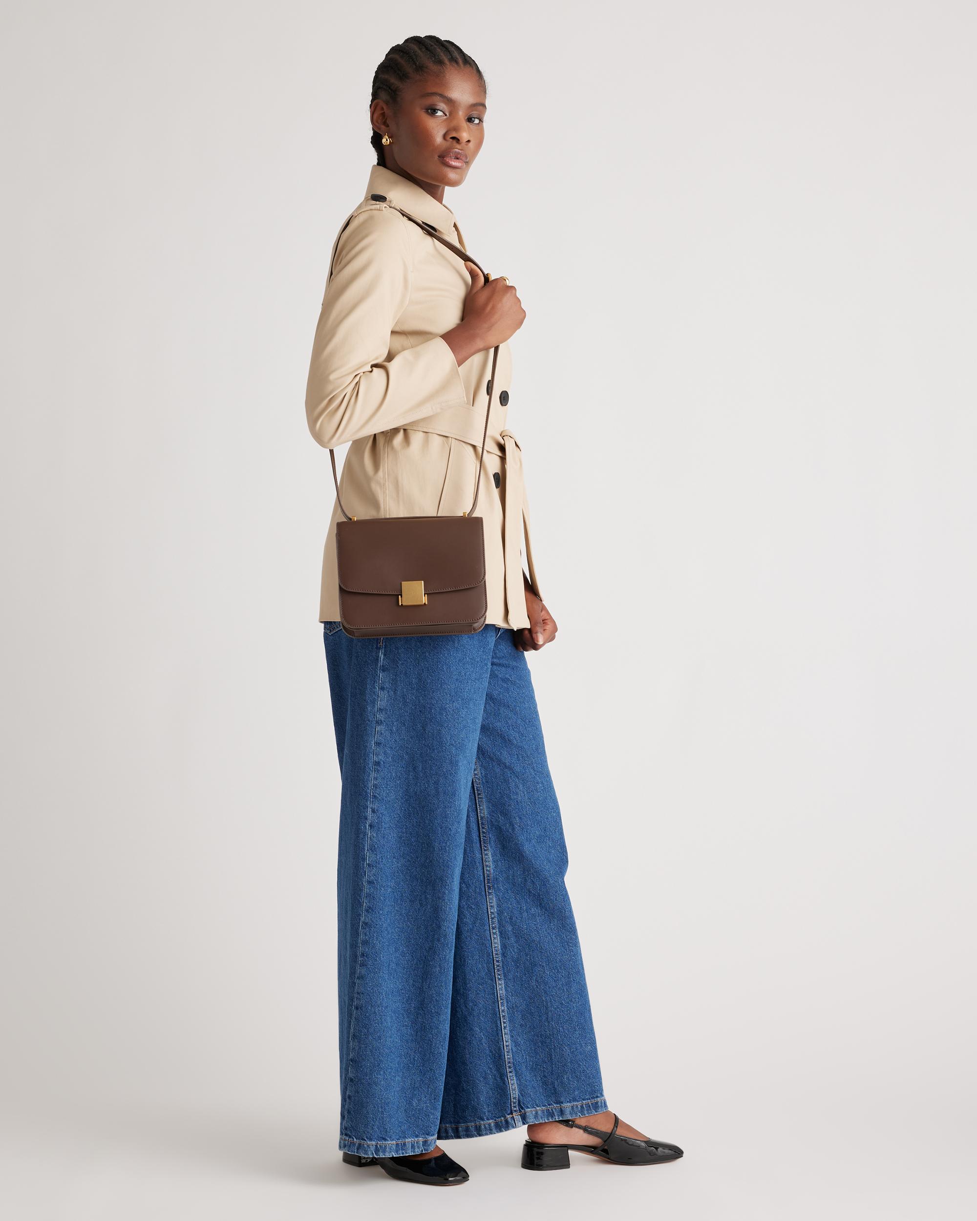 Quince | Women's Italian Leather Box Shoulder Bag Product Image