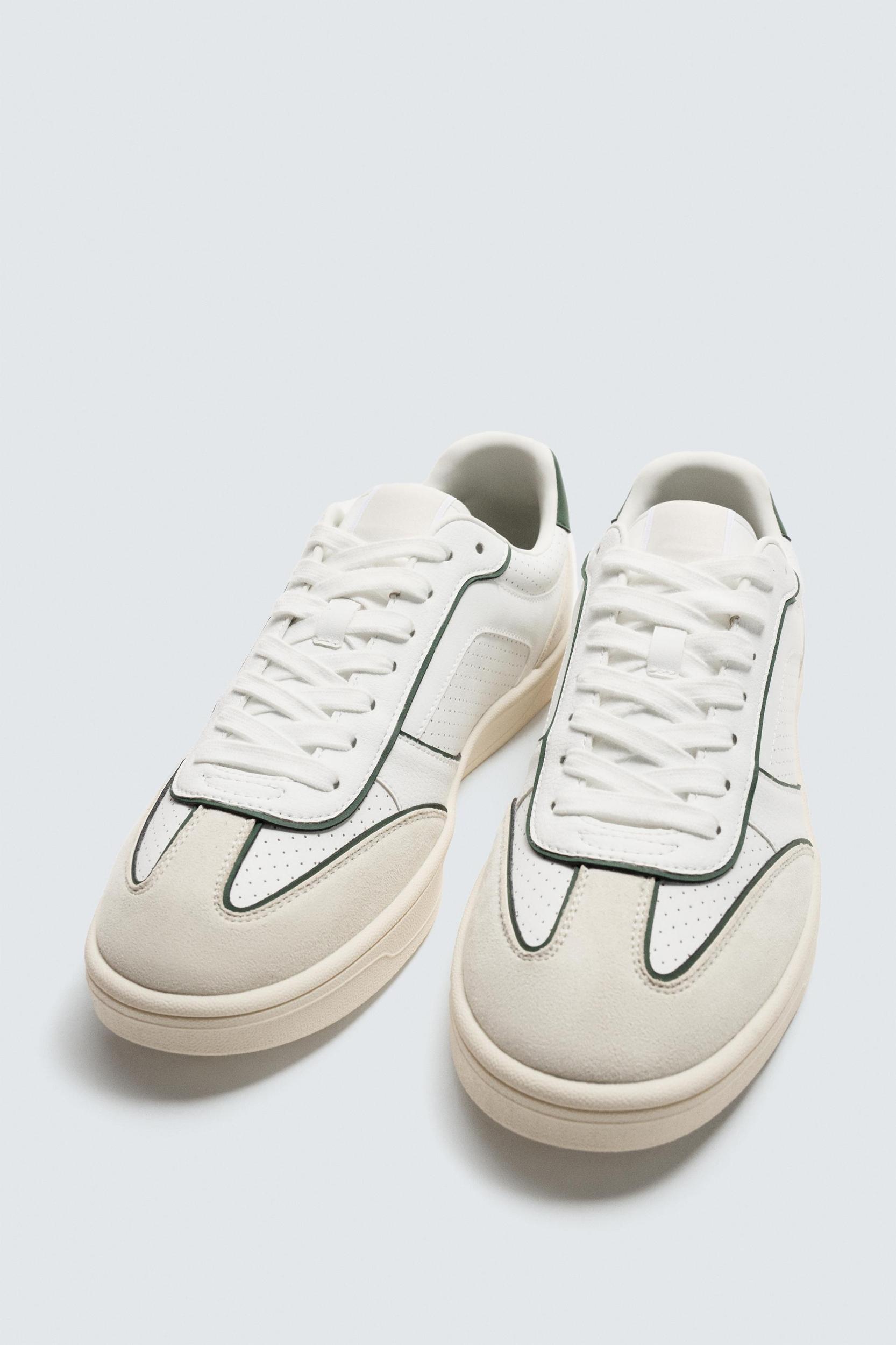 CONTRAST SOLE SNEAKERS Product Image