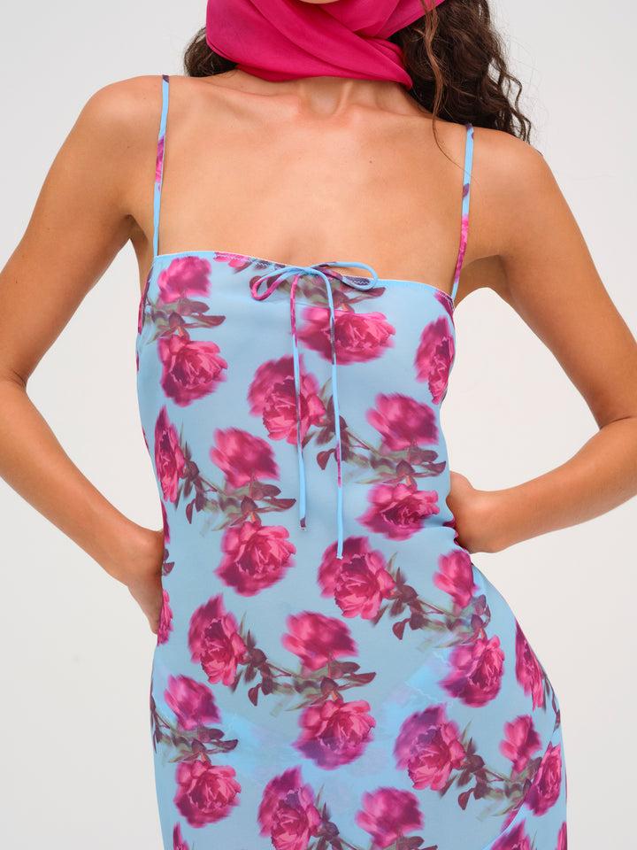 Marina Maxi Dress — Blue Product Image