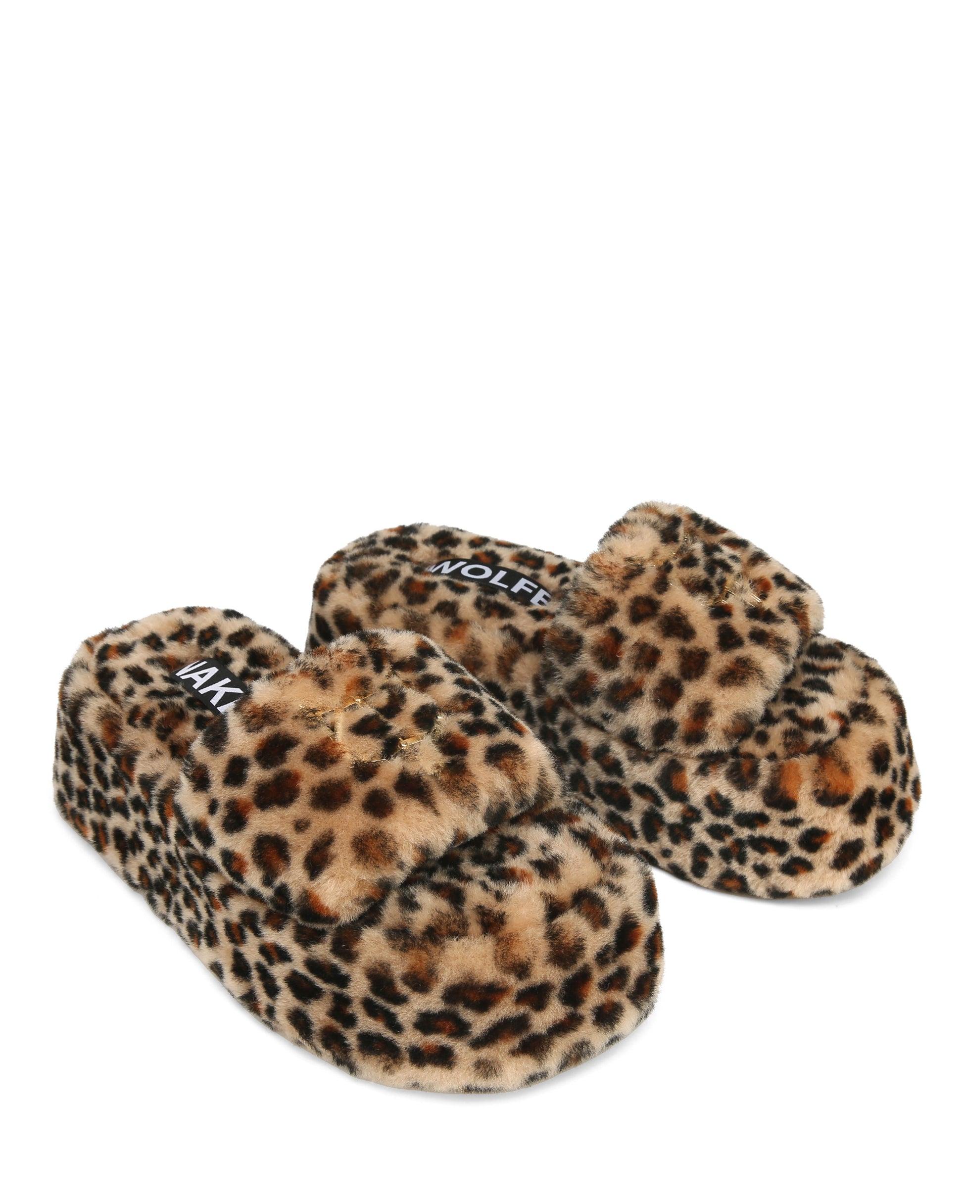 Ivy Shearling Leopard Print Product Image