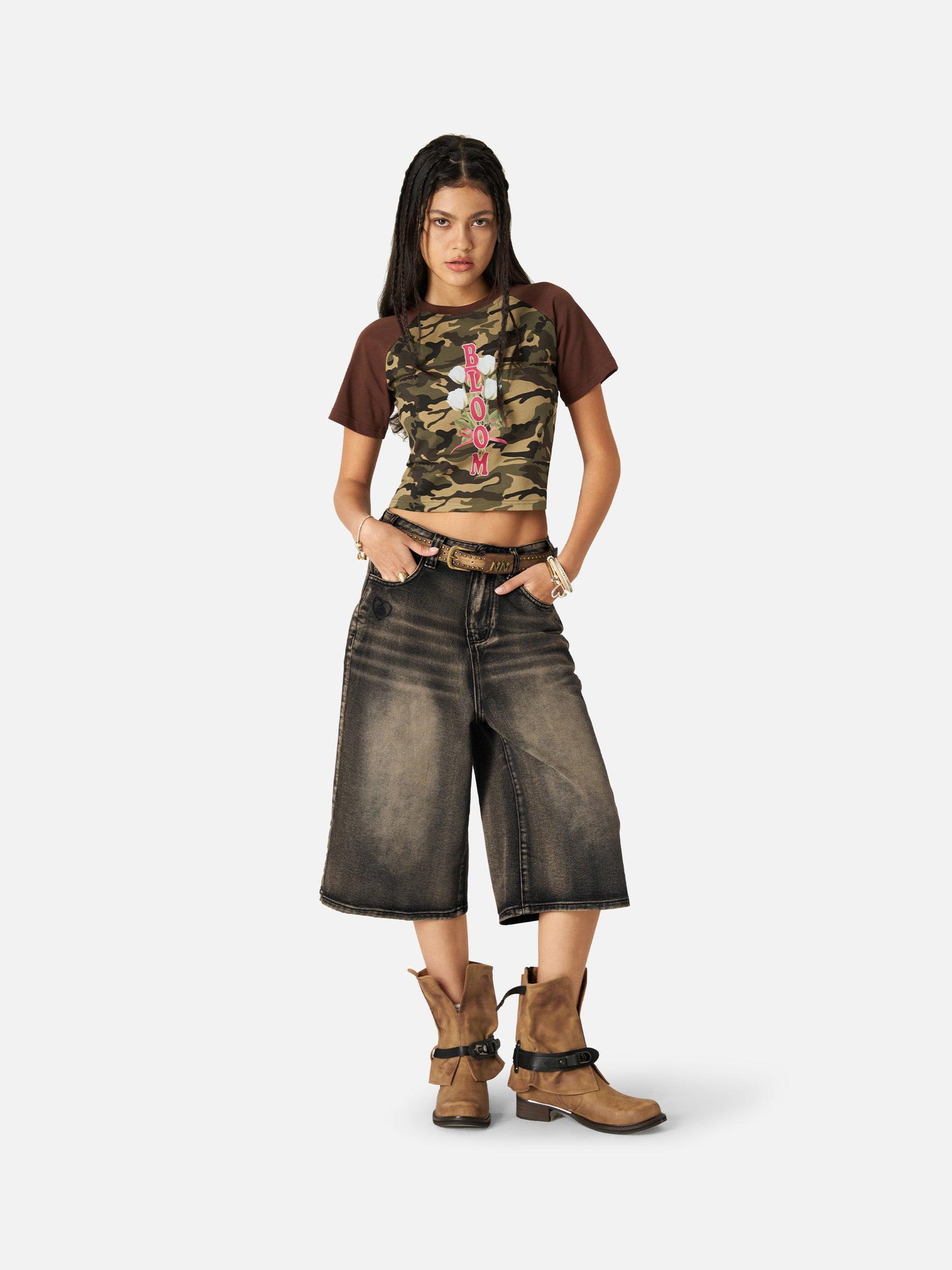 Aelfric Eden Vintage Washed Longline Jorts Product Image