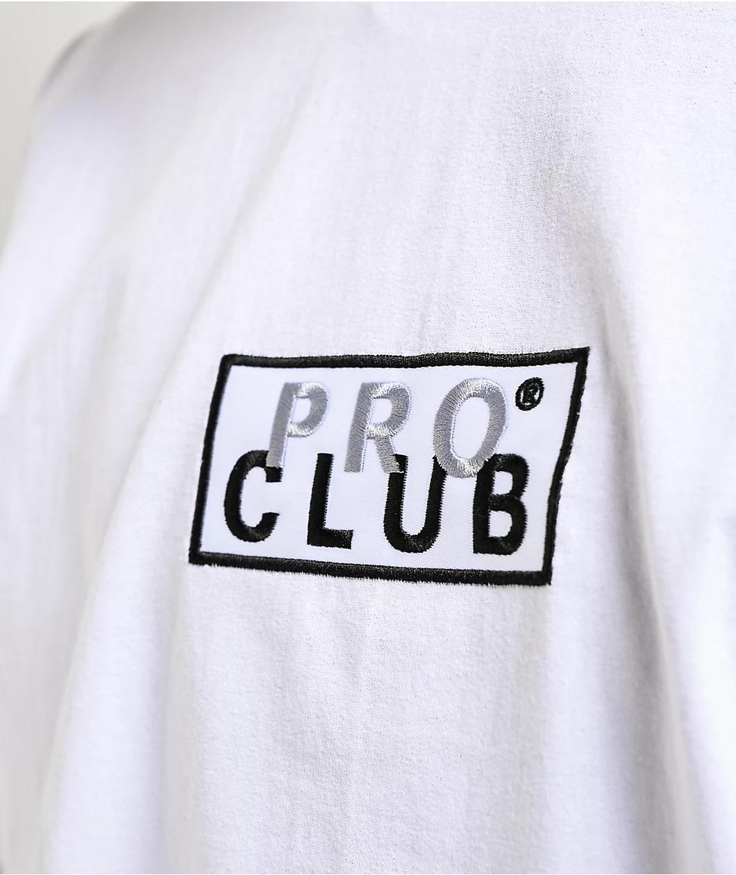 Pro Club Member Box Logo White T-Shirt Product Image