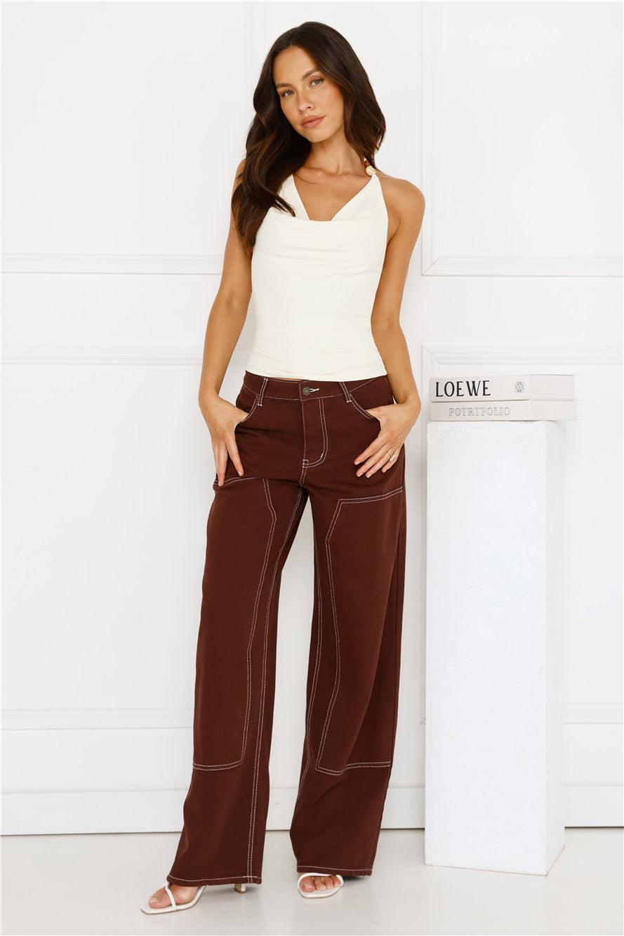 Runway Ritual Halter Top Yellow Product Image