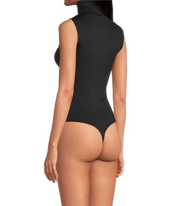 Good American Weightless Mock Neck Sleeveless Bodysuit Product Image