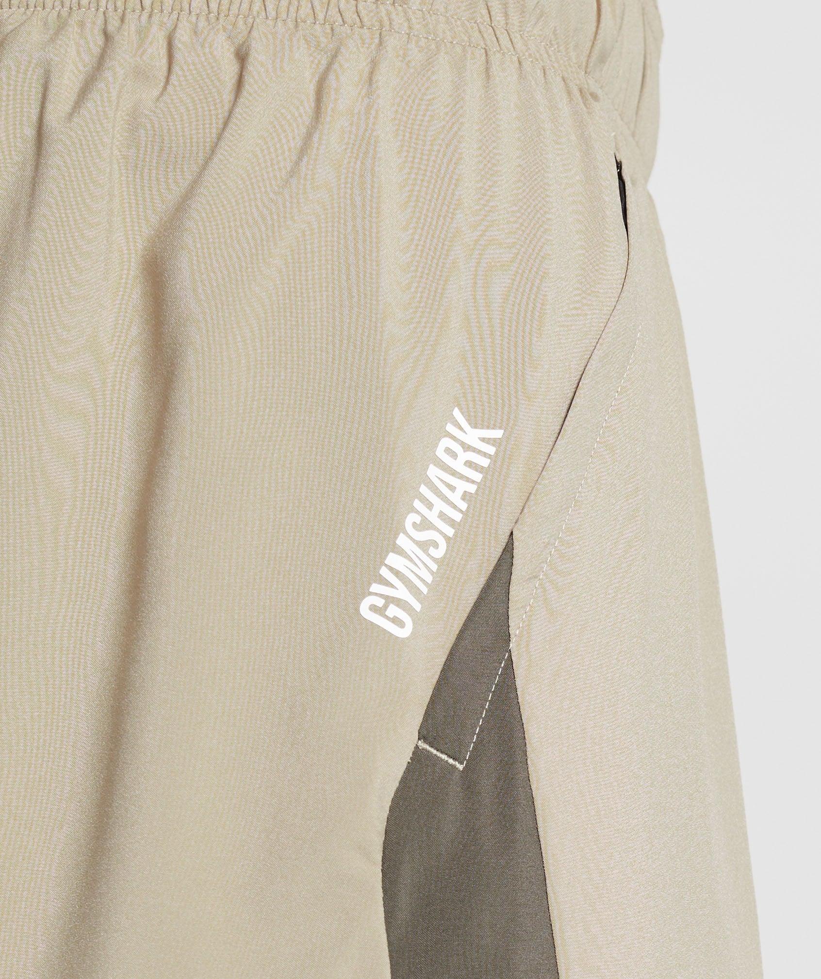 Gymshark Sport  7" Shorts - Sand Brown/Camo Brown Male Product Image