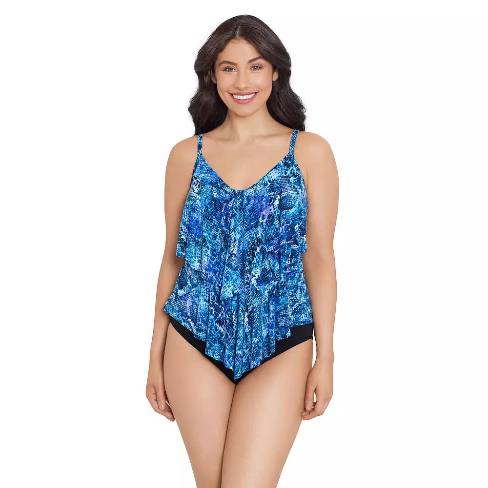 Women's Trimshaper Sidewinder Ronnie Tankini Top,  Product Image