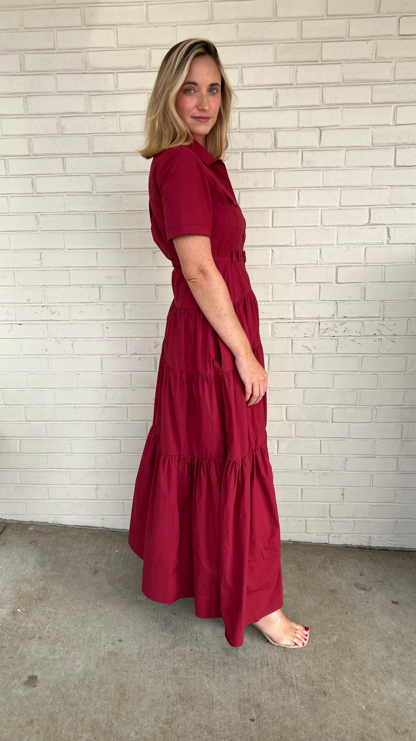 There For You Short Sleeve Maxi Dress Product Image