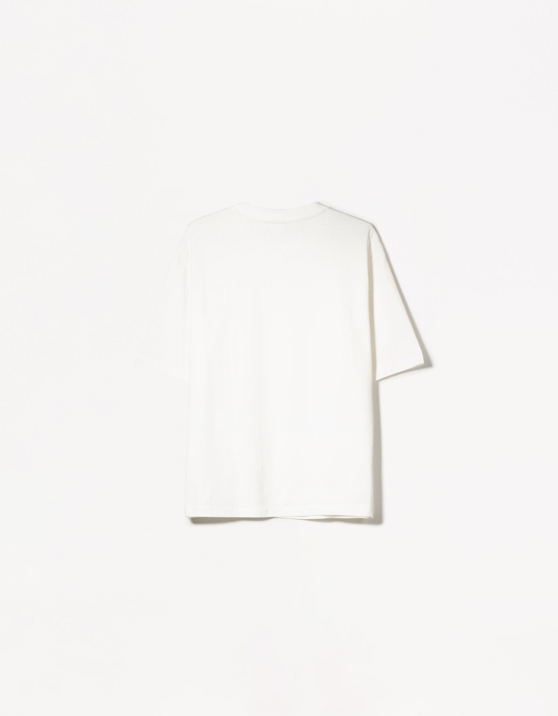 Oversize short sleeve heavy cotton T-shirt Product Image
