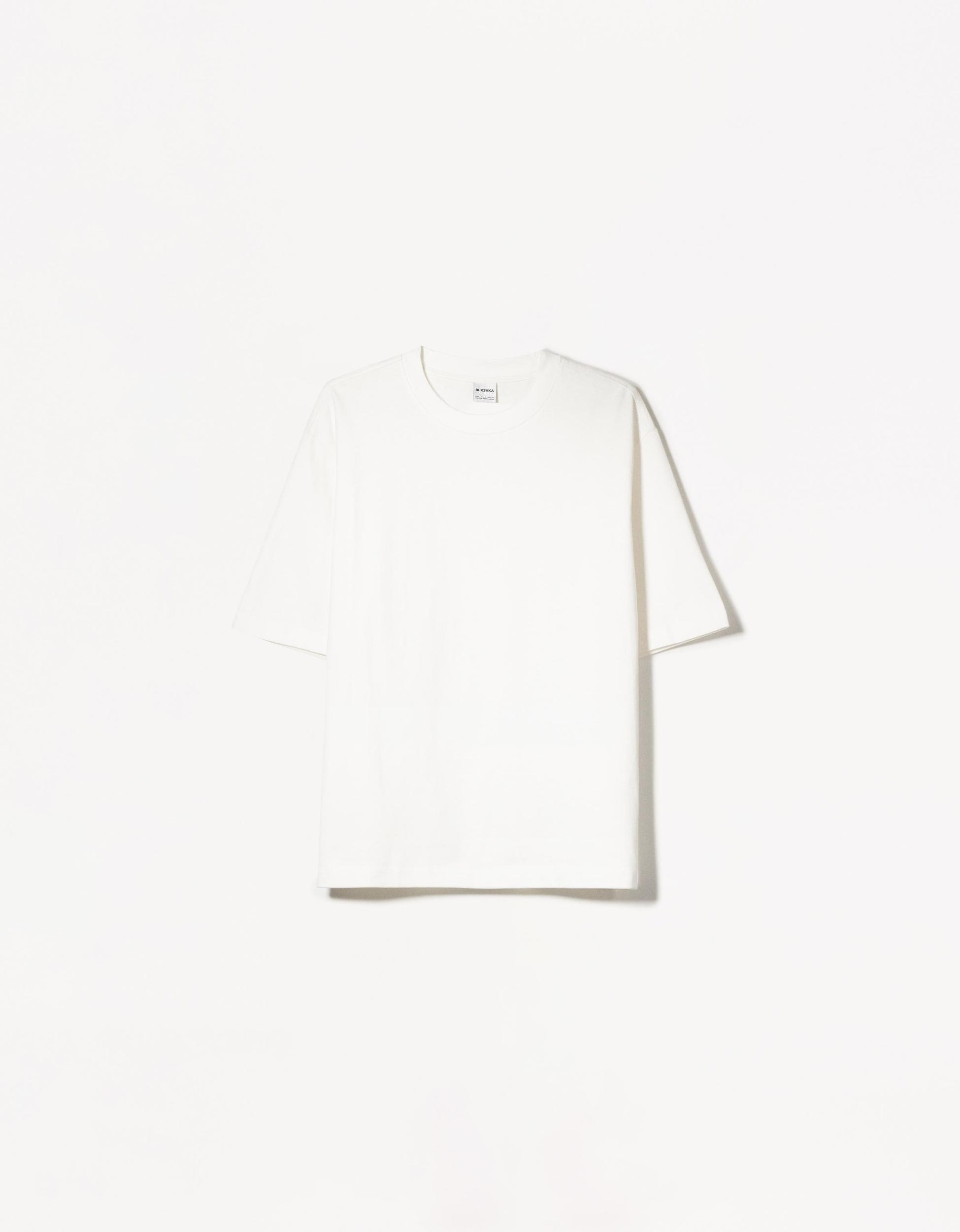 Oversize short sleeve heavy cotton T-shirt Product Image