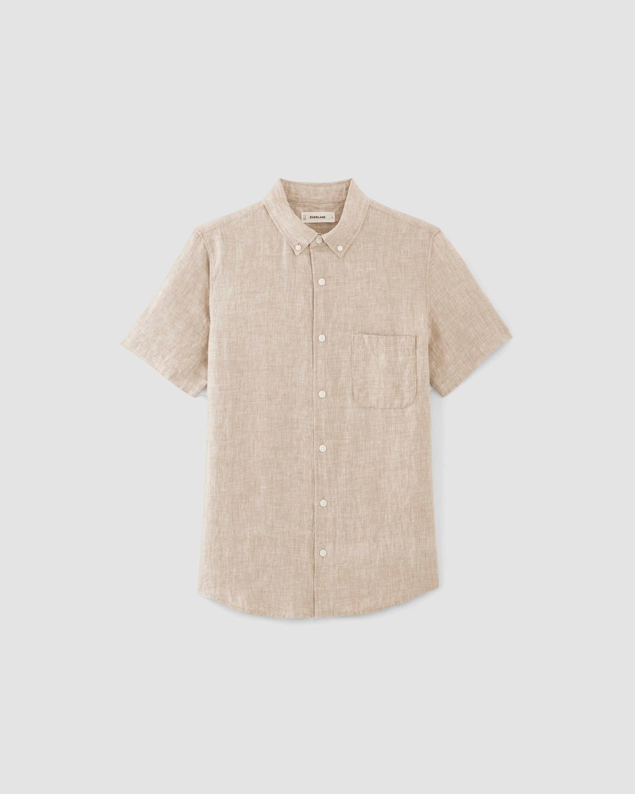 Mens Classic Short-Sleeve Shirt in Linen by Everlane Product Image