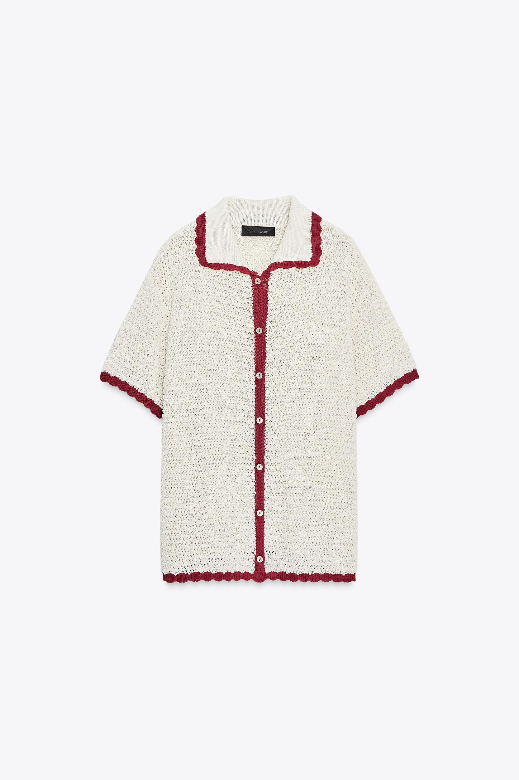 KNITTED POLO JACKET Product Image