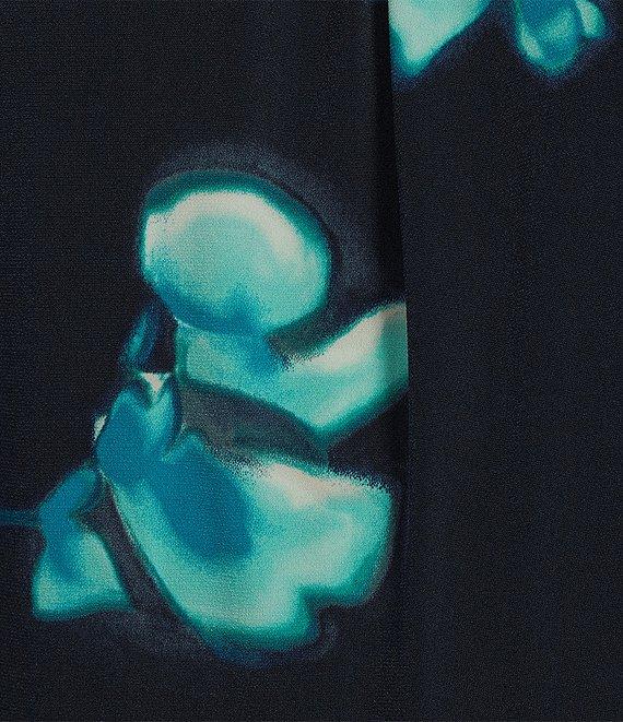 Calvin Klein Floral Sleeveless Pleat Neck Cami Product Image