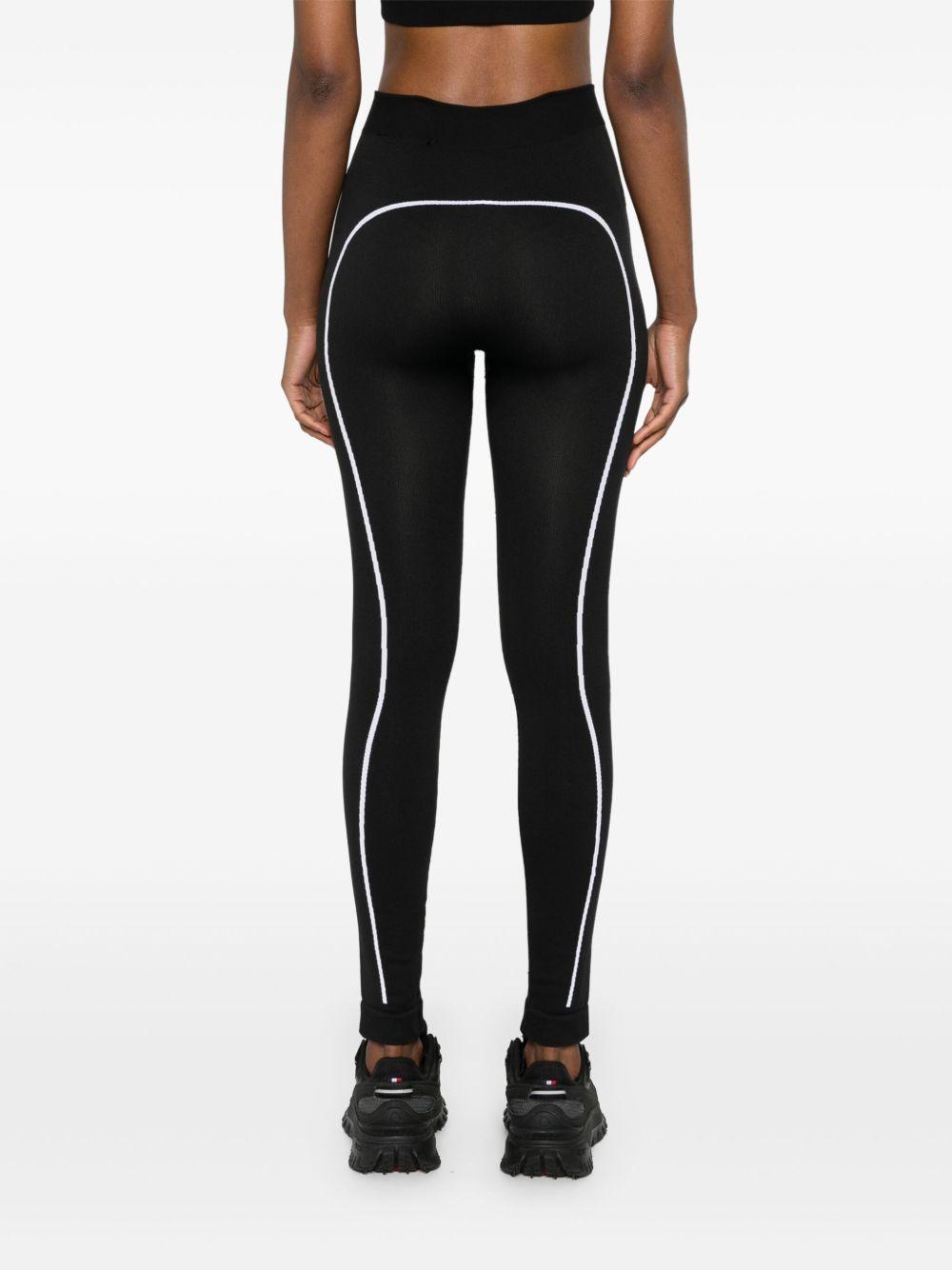logo-embroidered seamless performance leggings Product Image