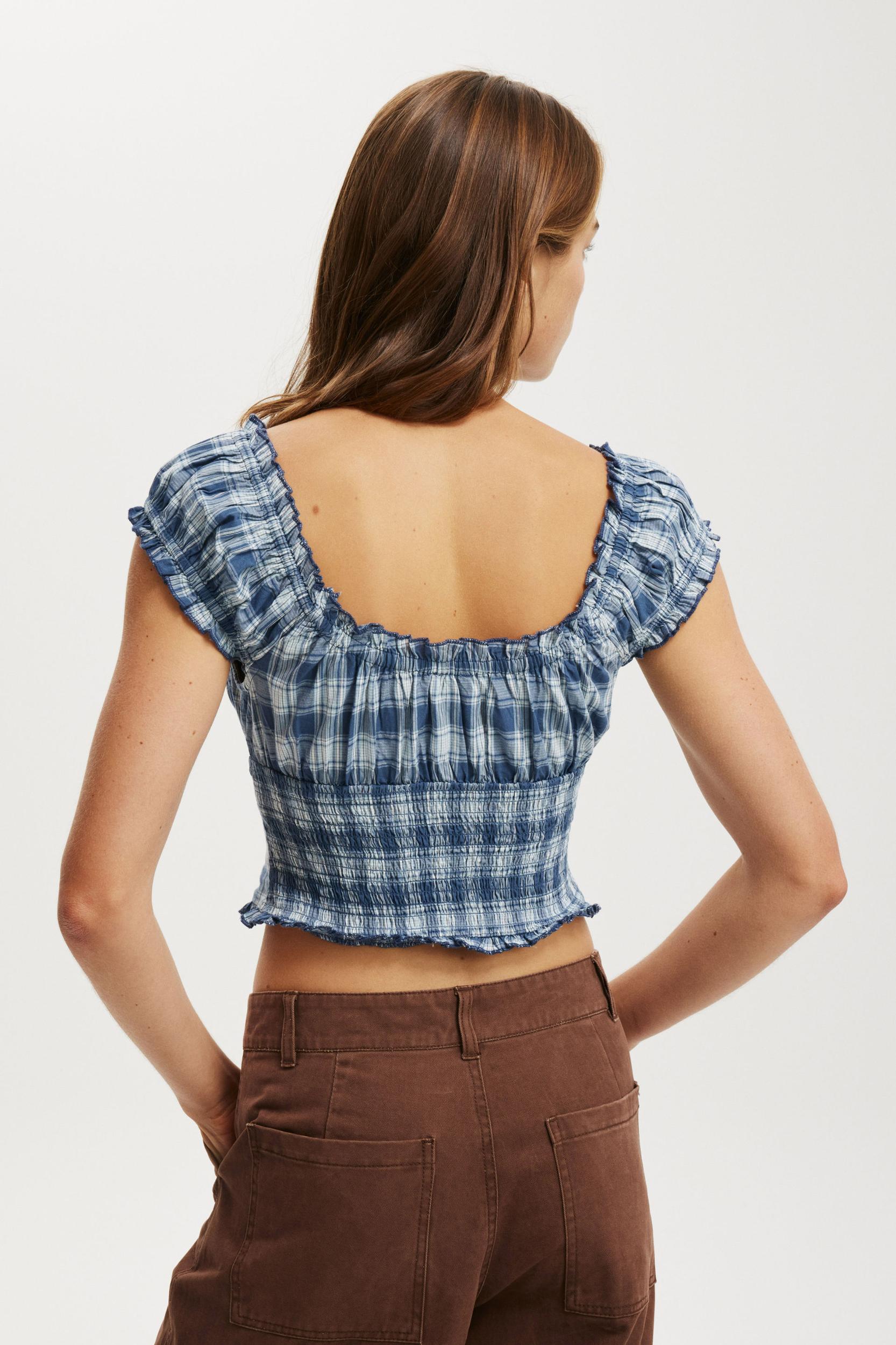 Greta Frill Sleeve Blouse Product Image