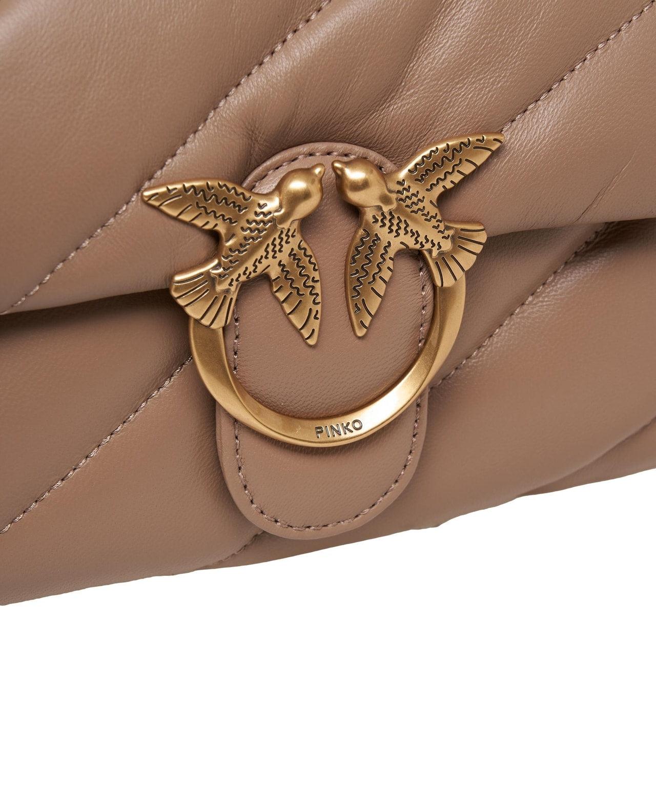 Leather shoulder bag 'Mini Love Puff' Product Image