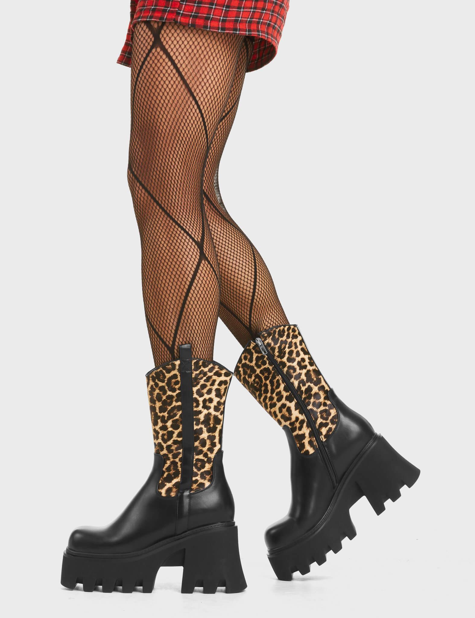 Virtuous Chunky Platform Ankle Boots Product Image