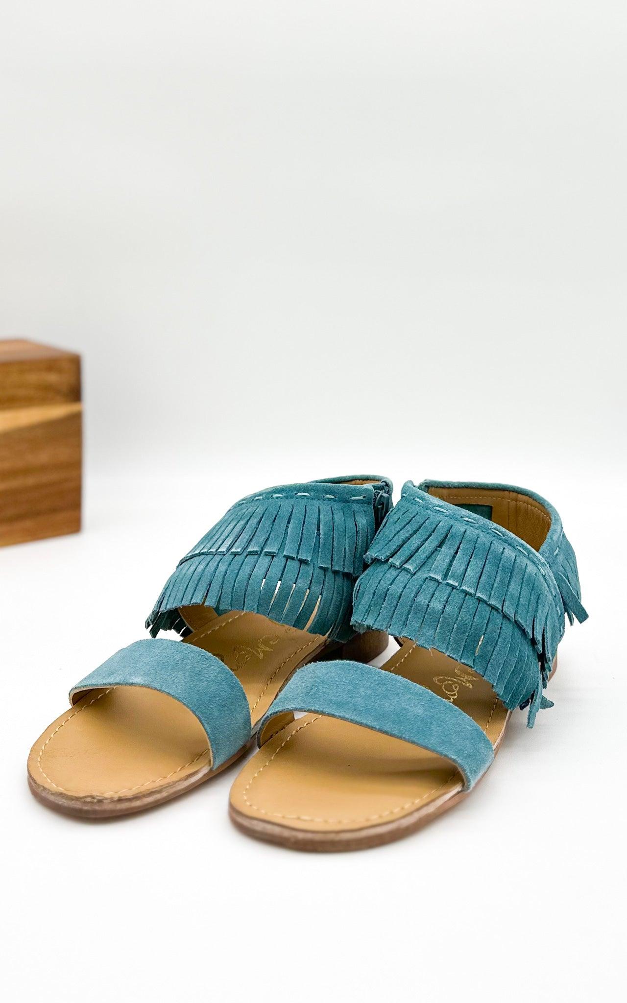Fringe Star Sandal in Teal (Online Exclusive) Product Image