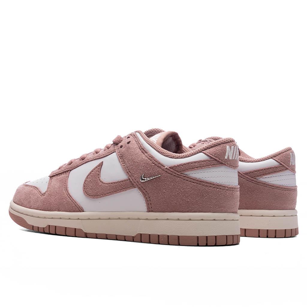 Women's Dunk Low 'Rose Whisper' - White/Particle Pink/Sail/Metallic Silver Female Product Image