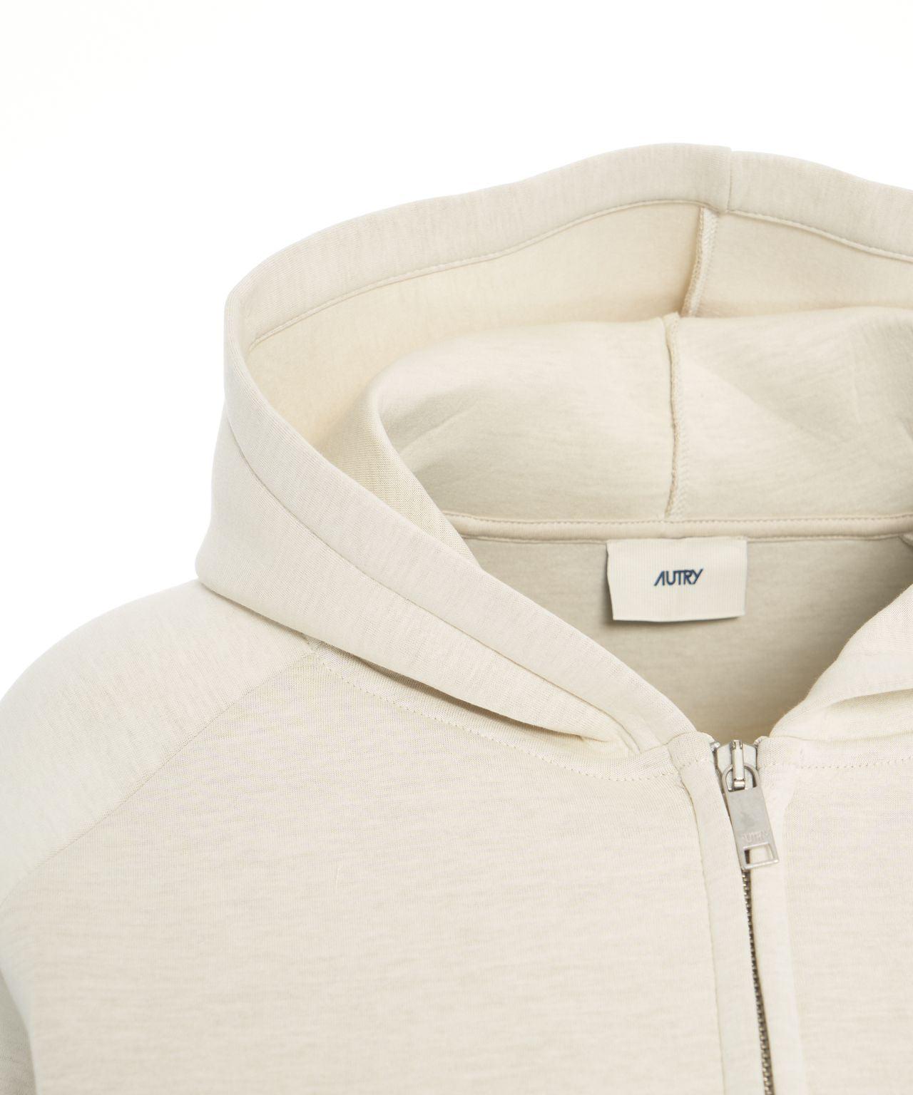 Oversize hoodie with zip Product Image