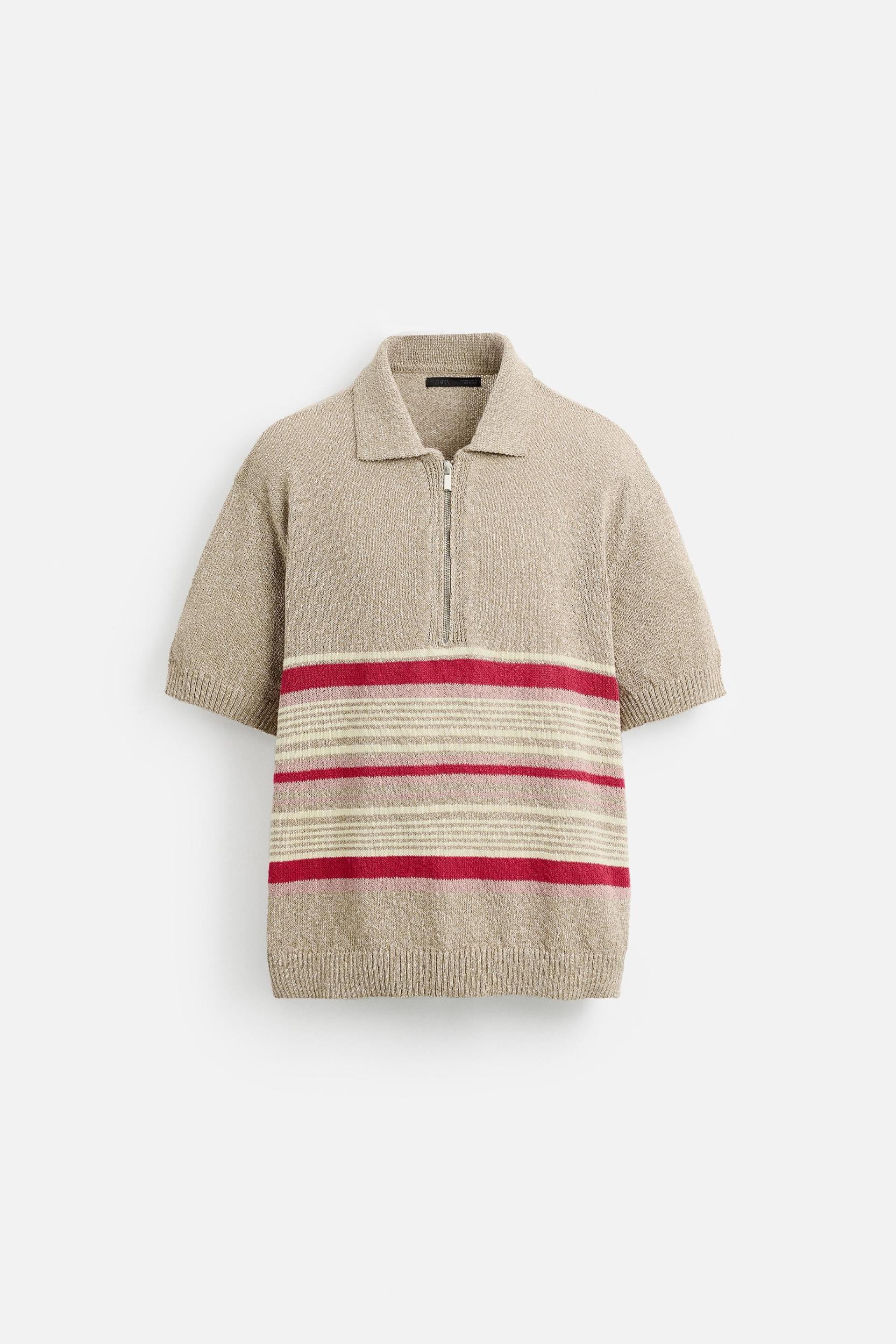 QUARTER ZIP KNIT POLO Product Image