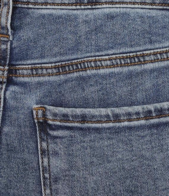 KUT from the Kloth Kelsey High-Rise Wide Leg Bottom-Inset Ankle Jeans Product Image