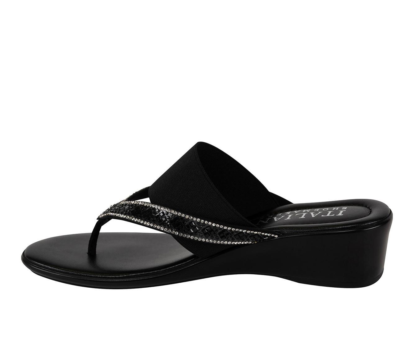 Women's Italian Shoemakers Deleiza Wedge Flip-Flops Product Image