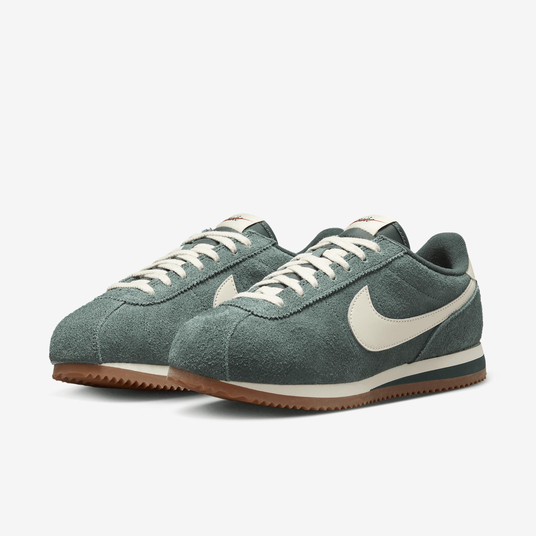Nike Womens Nike Cortez Vintage - Womens Running Shoes Vintage Green/Medium Brown/Muslin Product Image