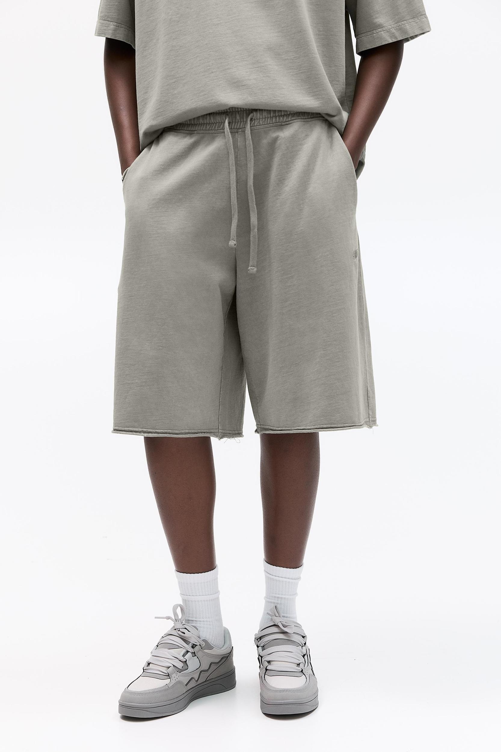 Baggy Bermuda sweat shorts Product Image