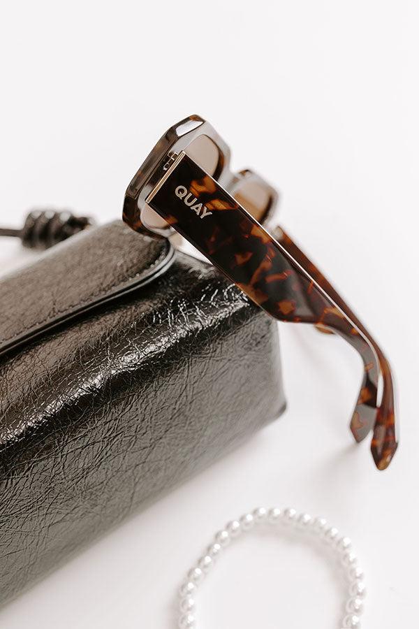Quay Hyped Up Sunnies in Tortoiseshell Product Image
