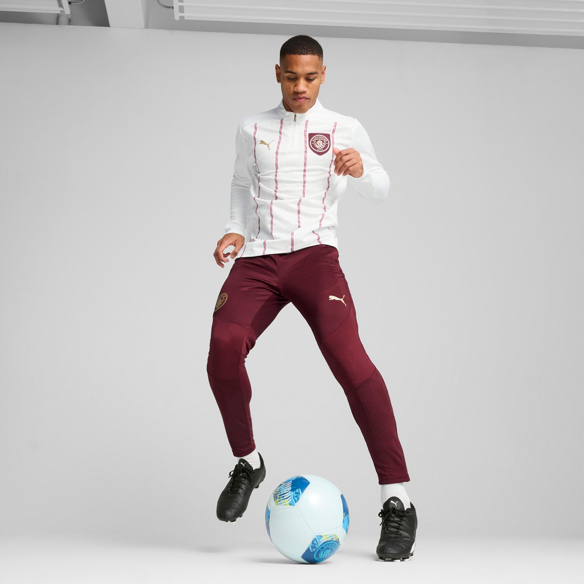 PUMA Manchester City Pre-Match Men's Quarter-Zip Top Product Image