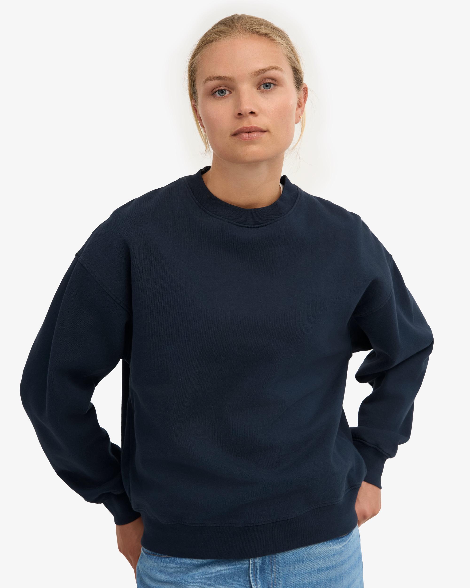 Organic Oversized Crew - Scarlet Red Product Image