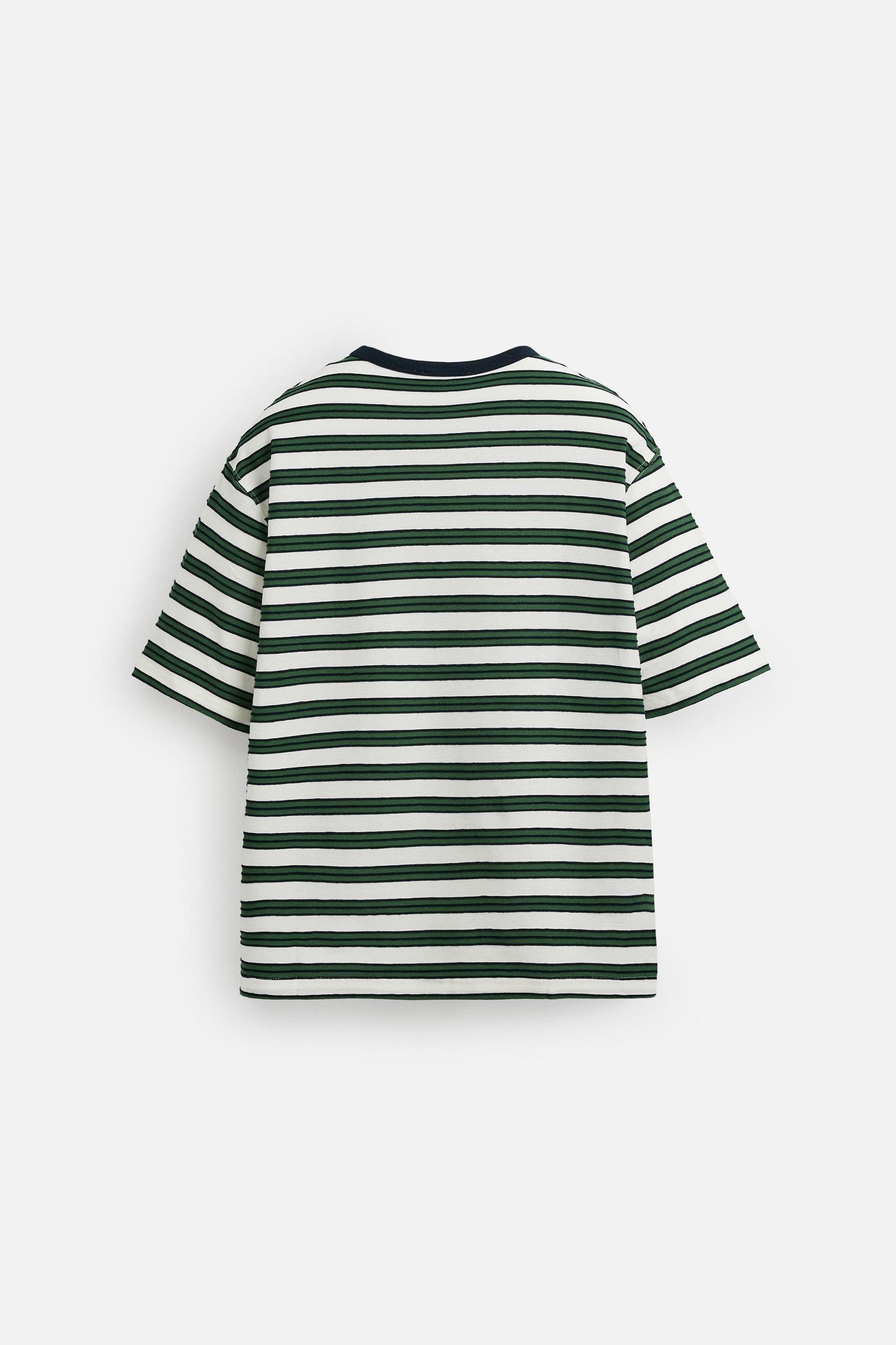 STRIPED JACQUARD T-SHIRT Product Image