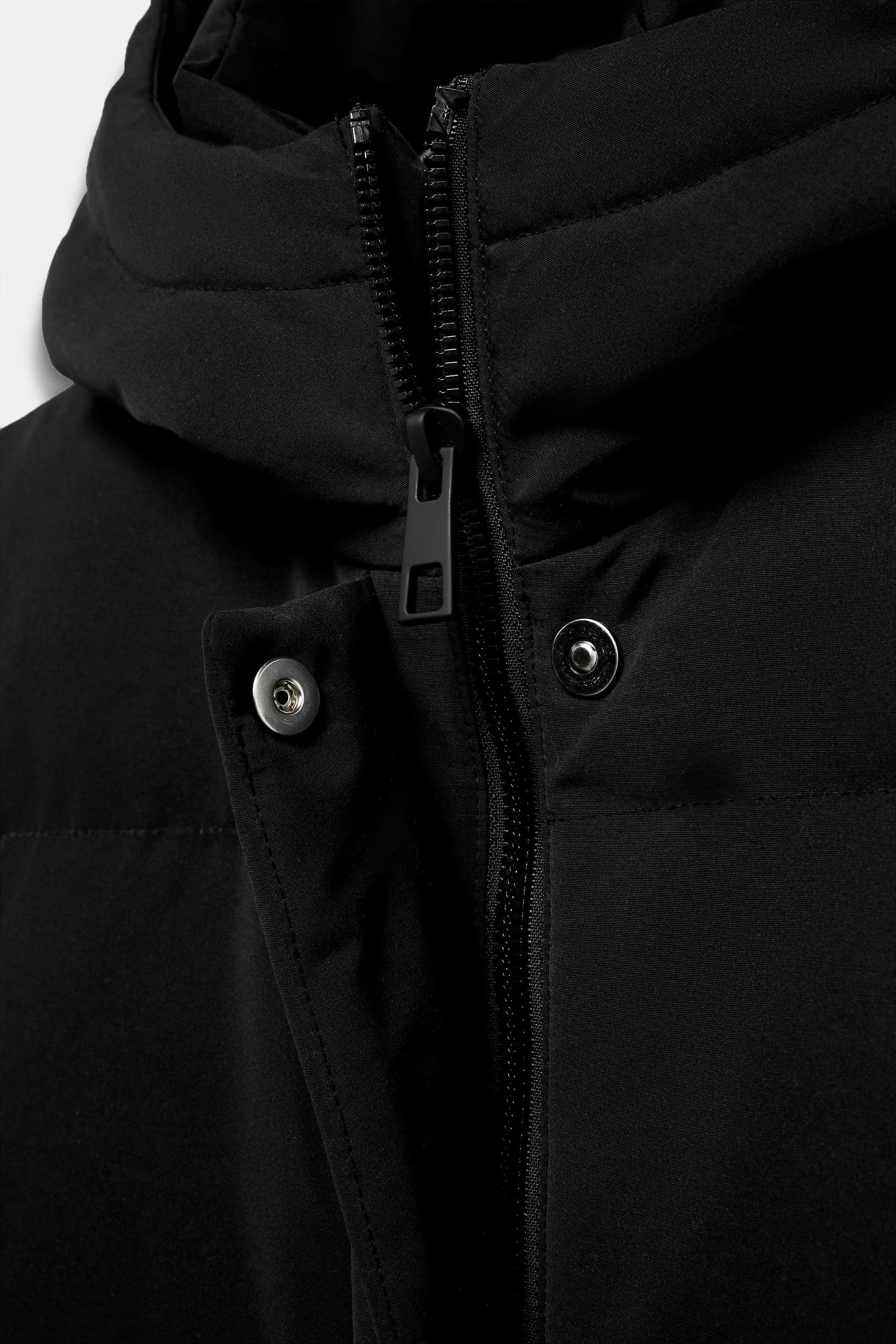 WATER REPELLENT WINDPROOF 60% DOWN 40% FEATHER HOODED PARKA Product Image