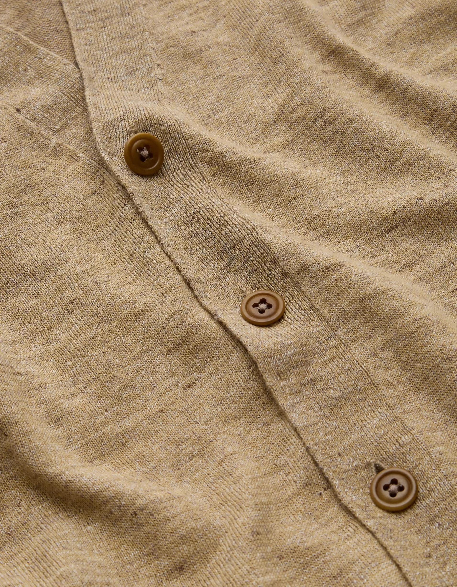 AE77 Premium Linen Cardigan Product Image