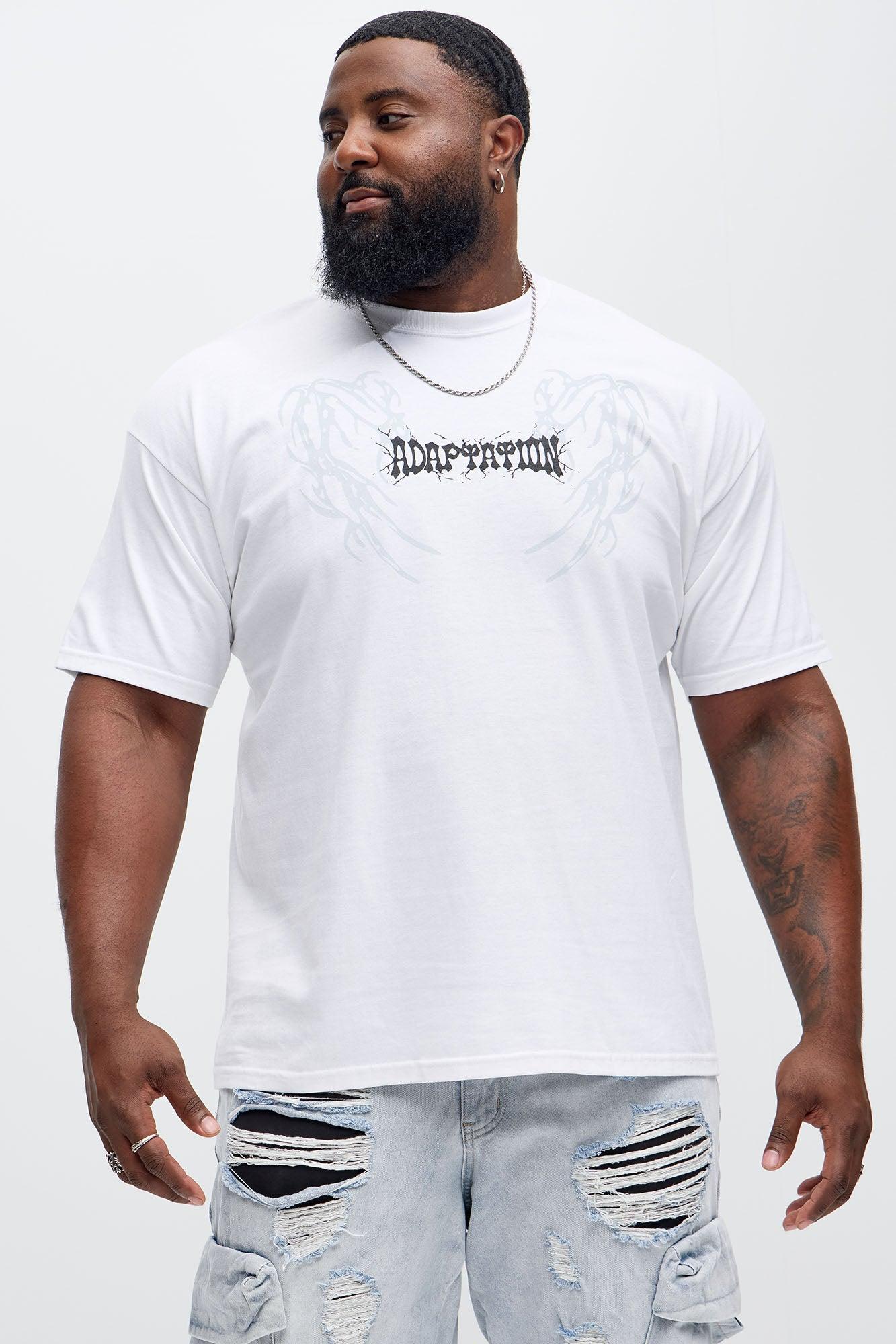 Adaption Is Key Short Sleeve Tee - White Product Image