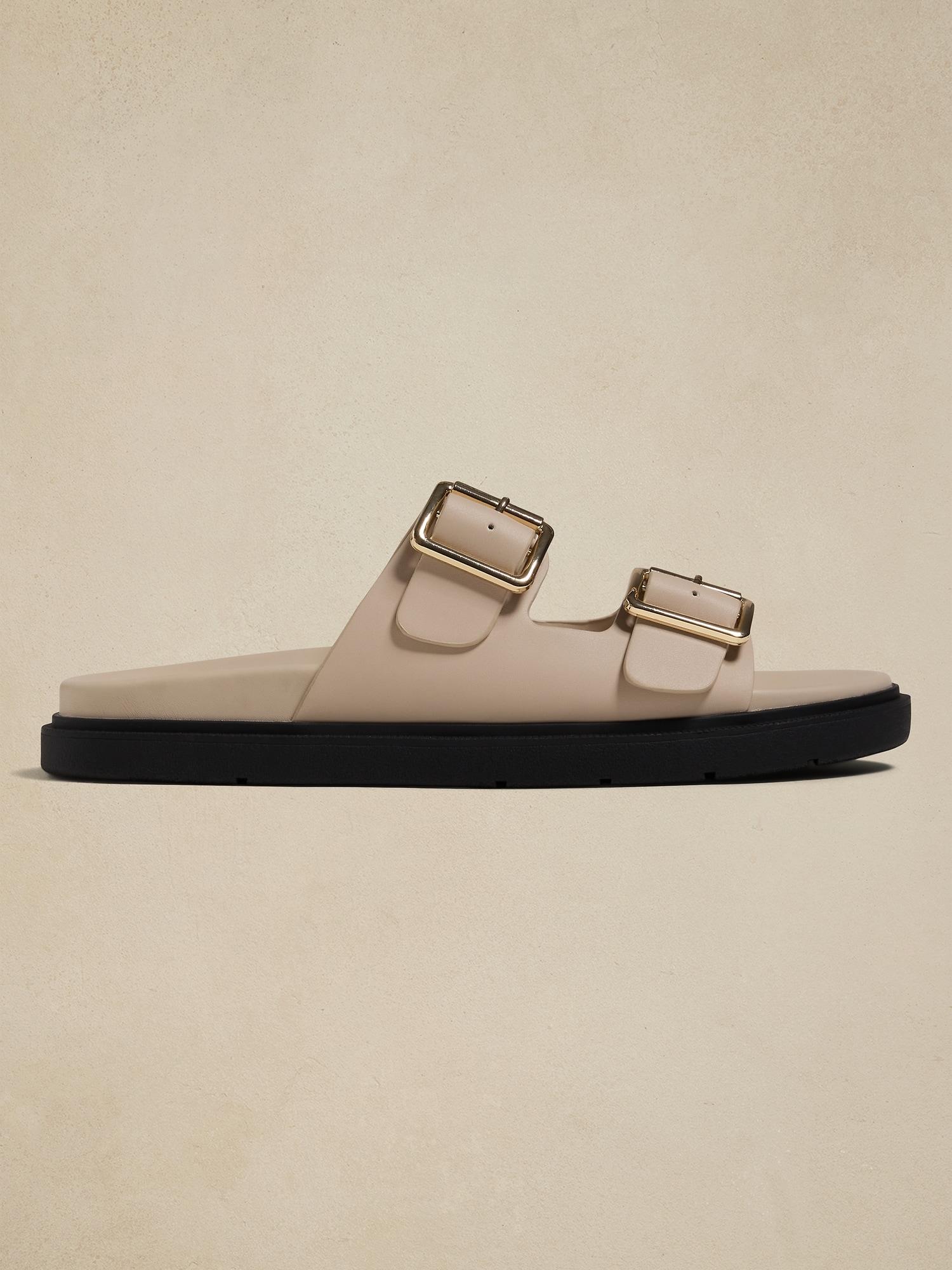 Double Strap Buckle Sandal Product Image