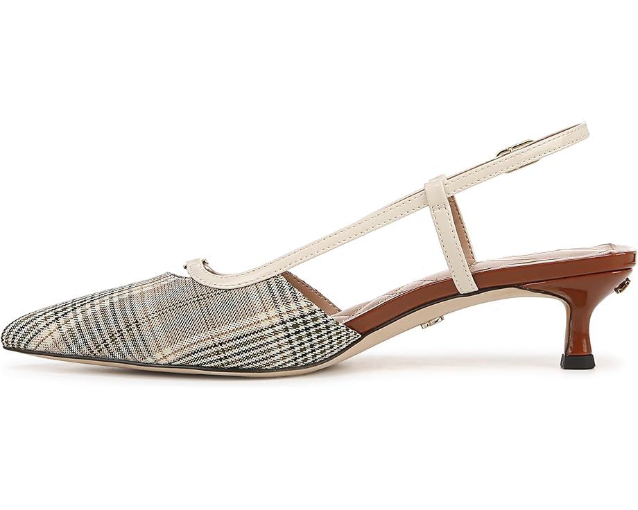 Khloe Pointed Toe Slingback Kitten Heel Product Image