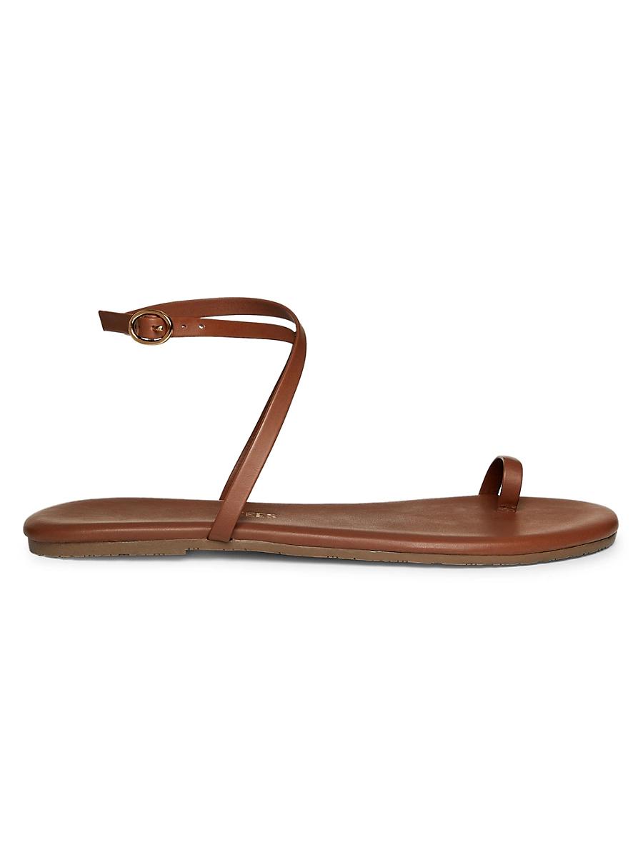 Womens Phoebe Leather Ankle-Strap Sandals Product Image