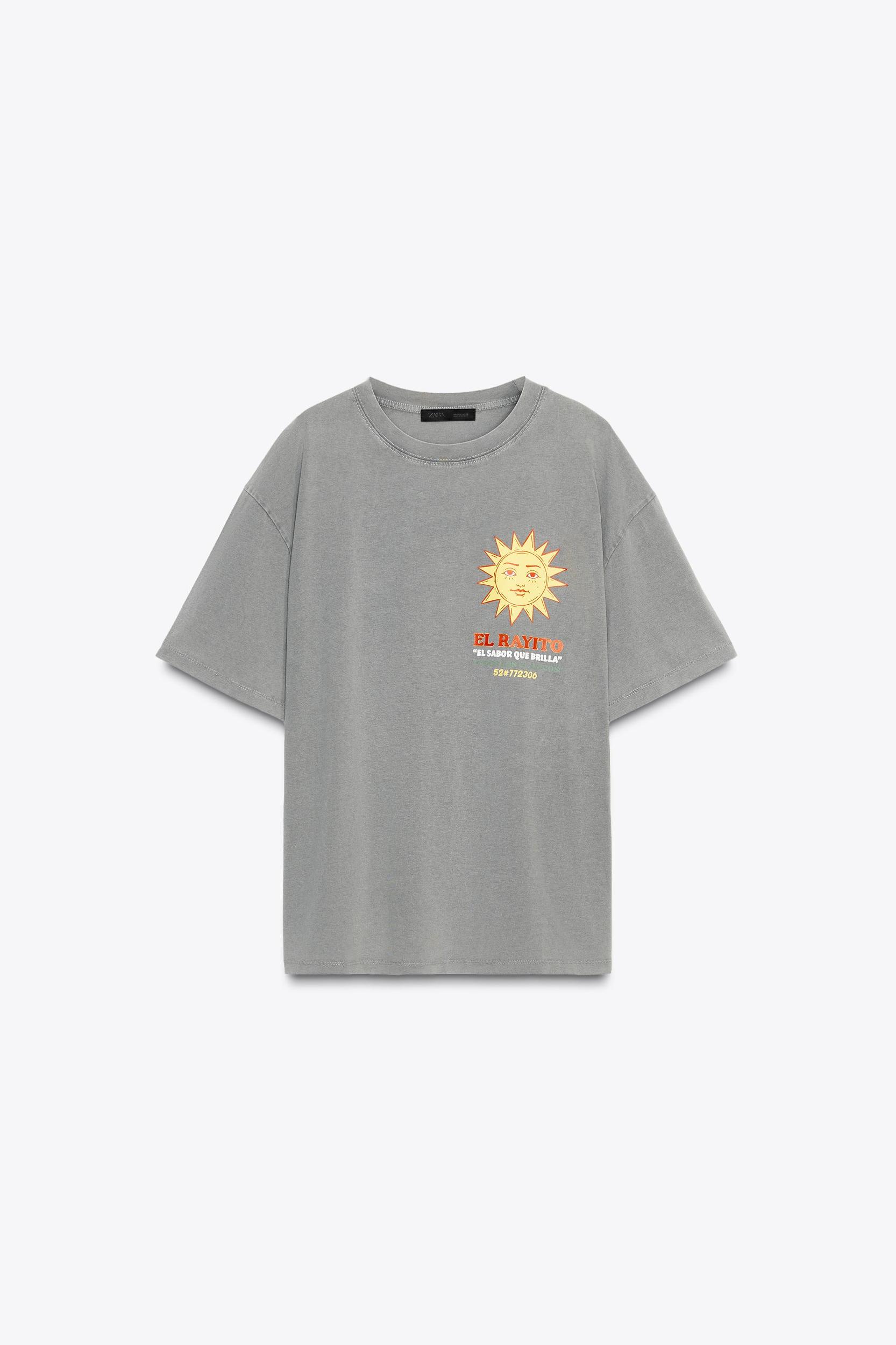 TEXT PRINT T-SHIRT Product Image