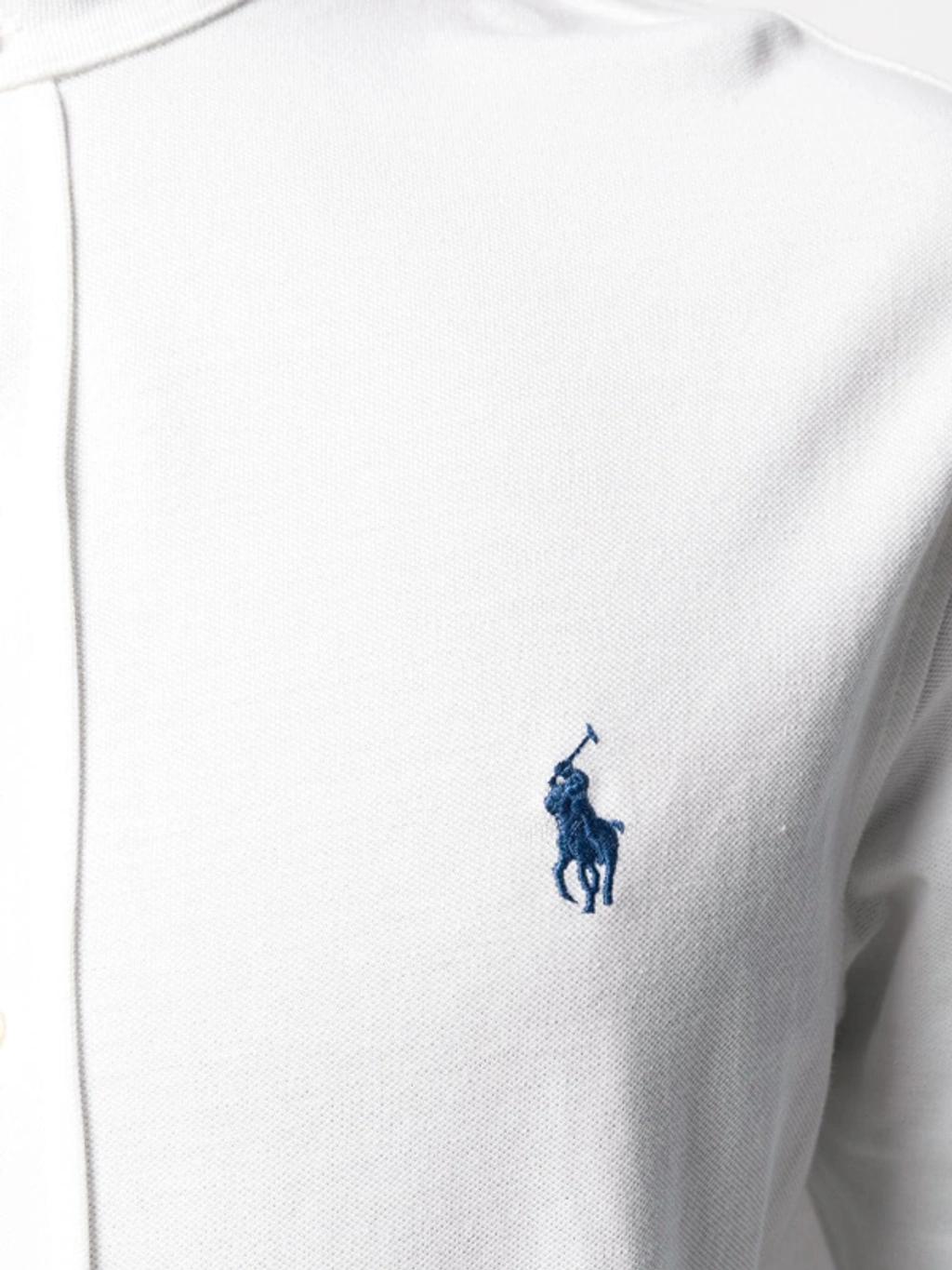 POLO RALPH LAUREN Long Sleeve Sport Shirt Clothing In White Product Image