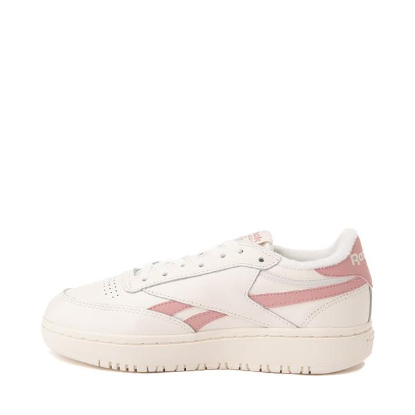 Womens Reebok Club C Double Athletic Shoe - Chalk / Smokey Rose Product Image