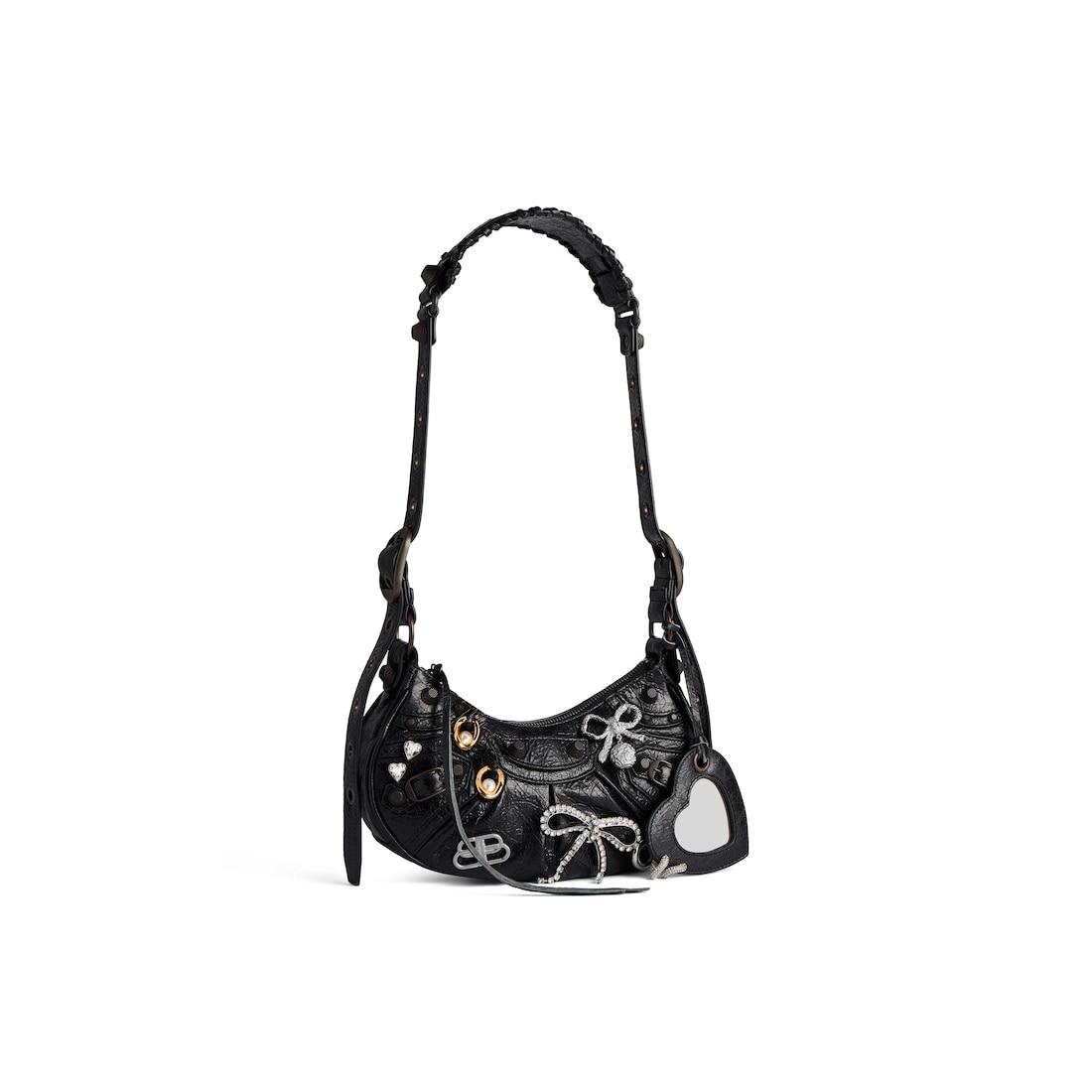 Women's Le Cagole Shoulder Bag Xs in Black Product Image