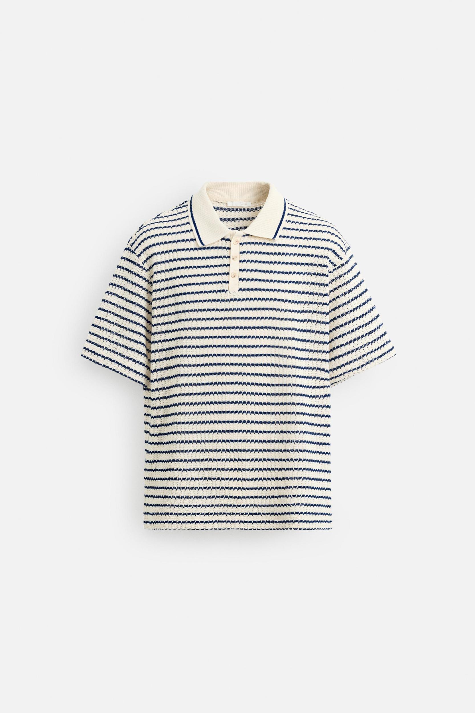 STRIPED JACQUARD POLO Product Image