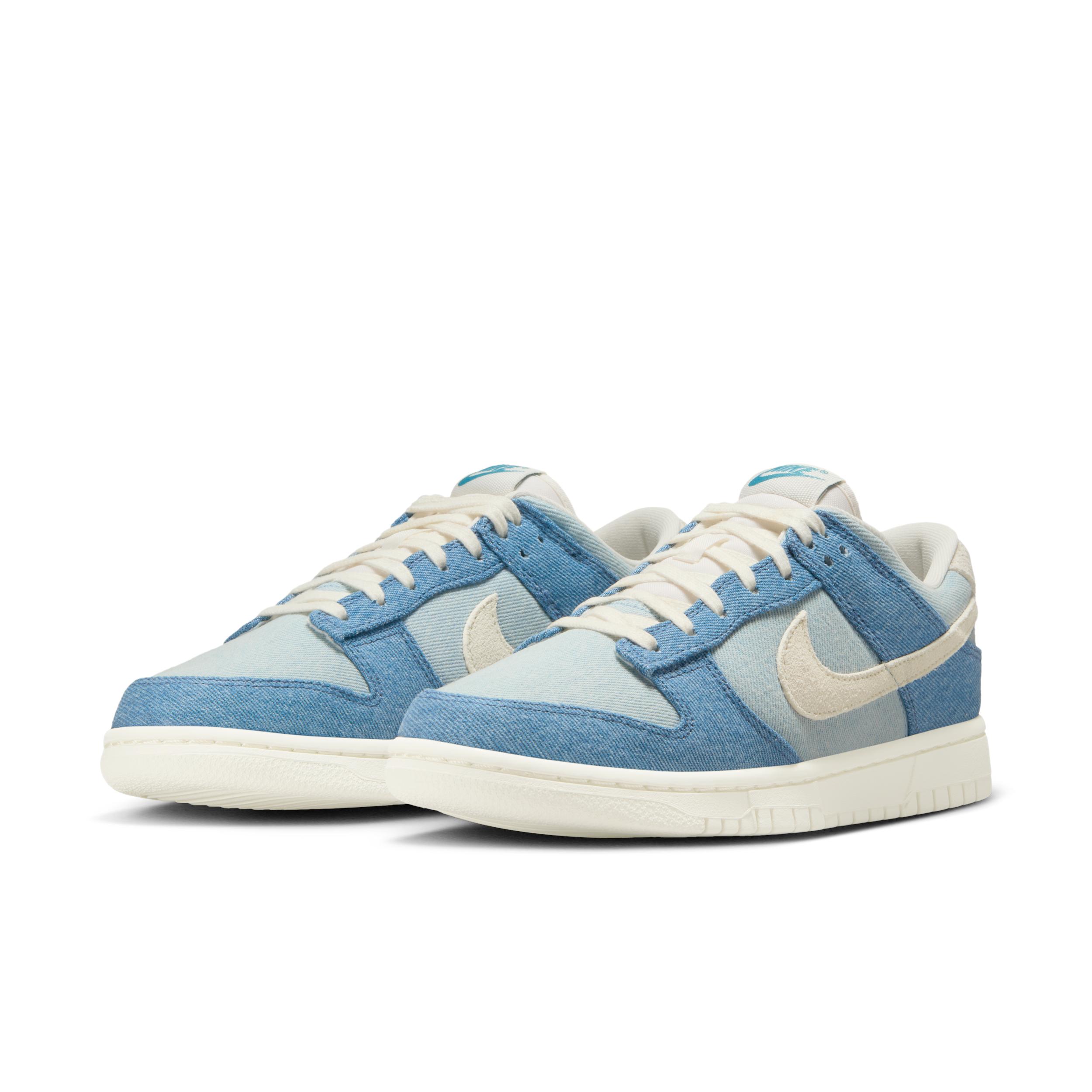 Nike Womens Dunk Low Denim Shoes | IH5073-006 Product Image