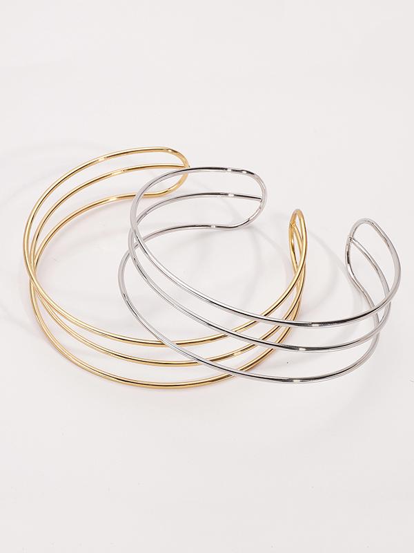 Normcore Geometric Ringent Choker Necklace Necklaces Accessories Product Image