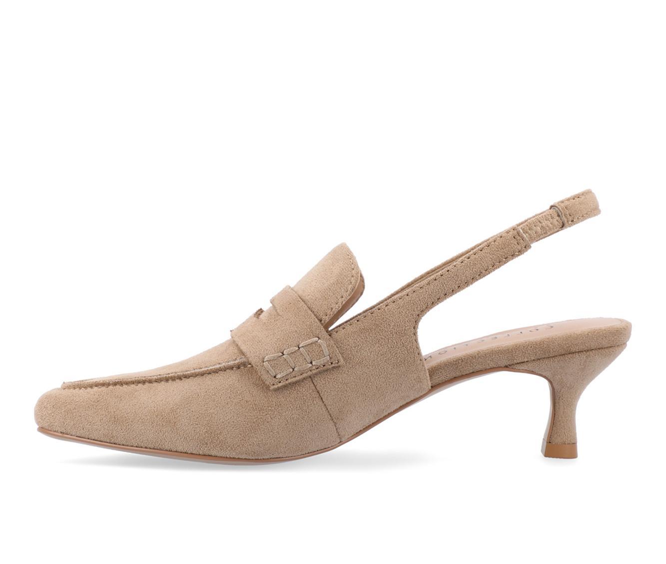 Women's Journee Collection Amory Slingback Loafer Pumps Product Image