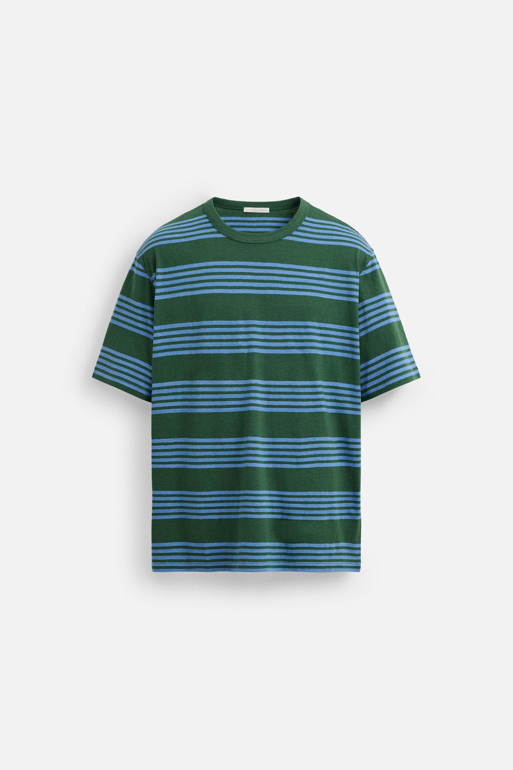 STRIPED JACQUARD T-SHIRT Product Image